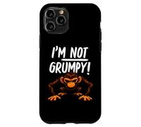 Carcasa para iPhone 11 Pro I’m Not Grumpy Funny Angry Monkey Men Women Kids