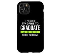 Carcasa para iPhone 11 Pro I Paused My Game To Graduate Graduate Funny Gamer Grad