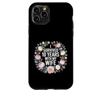 Carcasa para iPhone 11 Pro I Survived 10 Years with My Wife -
