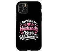 Carcasa para iPhone 11 Pro I Survived My Husbands Knee Replacement Cirugia Articular
