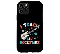 Carcasa para iPhone 11 Pro I Teach Lil' Rockstars, Profesor de música Rock, Banda de Guitarra