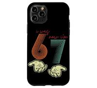 Carcasa para iPhone 11 Pro I Was 6 Now I'm 7 Funny 7th Birthday Retro Hands Meme Girls