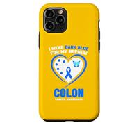 Carcasa para iPhone 11 Pro I Wear Dark Blue for My Nephew Concienciación sobre el cáncer de Colon