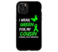 Carcasa para iPhone 11 Pro I Wear Green For My Cousin Cerebral Palsy Ribbon