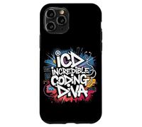 Carcasa para iPhone 11 Pro ICD Incredible Coding Diva Codificación Clínica Mujer