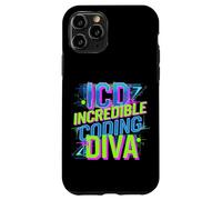 Carcasa para iPhone 11 Pro ICD Incredible Coding Diva Codificación Clínica Mujer