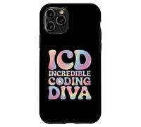 Carcasa para iPhone 11 Pro ICD Incredible Coding Diva Codificación Clínica Mujer