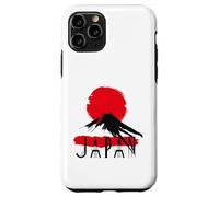 Carcasa para iPhone 11 Pro Icono de Viaje al Atardecer del Monte Fuji de Japón para Amantes de la Cultura