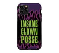 Carcasa para iPhone 11 Pro ICP Purple Flames Old English Logo Horrorcore Rap Music