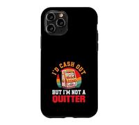 Carcasa para iPhone 11 Pro ID Cash out No Un Quitter Retro Slot Machine Casino