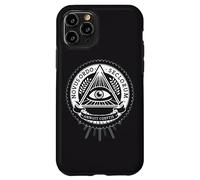 Carcasa para iPhone 11 Pro Illuminati Todo lo Viendo Ojo conspiración ilusión pirámide