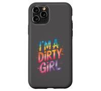 Carcasa para iPhone 11 Pro I'm Dirty Girl Mud Run, Moto de Cross, Muddy Queen Mudding, ATV UTV