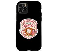 Carcasa para iPhone 11 Pro I'm Just Here For The Snacks Baseball Match Day Fan Mujer