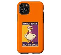 Carcasa para iPhone 11 Pro I'm Not Bossy I Am The Boss Funny Nurse Teacher Mom Kid