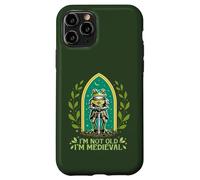Carcasa para iPhone 11 Pro Im Not Old I'm Medieval Funny Frog Knight Fantasía Humor