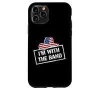 Carcasa para iPhone 11 Pro I'm with The Band Country Music USA Flag Cowboy Hat