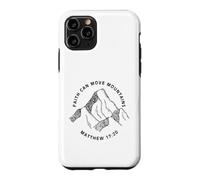 Carcasa para iPhone 11 Pro Impresión Frontal y Trasera La fe Cristiana Puede Mover montañas