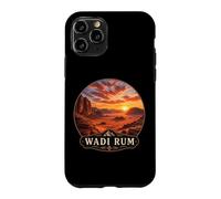 Carcasa para iPhone 11 Pro Impresionante Wadi Rum Desierto Puesta del Sol Medio Oriente Paisaje