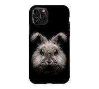 Carcasa para iPhone 11 Pro Inglés Angora Conejo Cara Bosque Fauna Silvestre