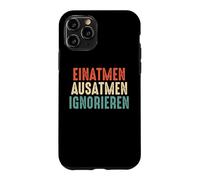 Carcasa para iPhone 11 Pro Inhala Exhala Ignora el refrán Colorido y Divertido