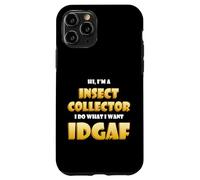 Carcasa para iPhone 11 Pro Insect Collector Idgaf Meme Bug Science Ant Studying Insects