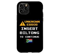 Carcasa para iPhone 11 Pro Insert Biltong Retro Funny Error South Africa Braai Dad Joke
