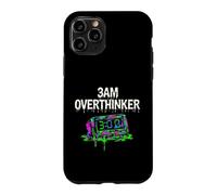 Carcasa para iPhone 11 Pro Insomnia 3AM Overthinker Melting Clock Aesthetic