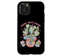 Carcasa para iPhone 11 Pro Introvert Home Sweet Cactus Home Graphic Women Funny GNOME