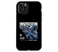 Carcasa para iPhone 11 Pro Invasión de Ciencia ficción cósmico invasor Bloqueo Carga Conquista Las Estrellas