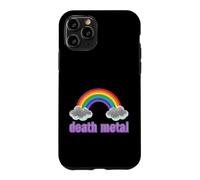 Carcasa para iPhone 11 Pro Ironic Death Metal Rainbow Diciendo Sarcástico