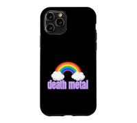 Carcasa para iPhone 11 Pro Ironic Death Metal Rainbow Diciendo Sarcástico