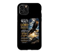 Carcasa para iPhone 11 Pro Isaiah 40:31 Wait on The Lord, Renew Strength Eagle
