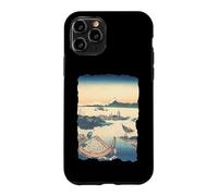 Carcasa para iPhone 11 Pro Isla Tsukuda en Musashi Hokusai Vintage Retro Arte Japonés