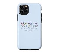 Carcasa para iPhone 11 Pro It Is Well with My Soul Women Christian Themed Bible Verse