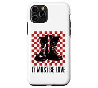 Carcasa para iPhone 11 Pro It Must Be Love 2 Tone Ska Music Checkerboard