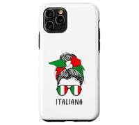 Carcasa para iPhone 11 Pro Italian Italiana Girl Italian Heritage Italy Flag