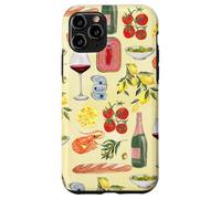 Carcasa para iPhone 11 Pro Italiano Europeo Verano Preppy Coastal Collage Estética