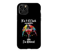 Carcasa para iPhone 11 Pro It's Five Oclock Everywhere Im Retired Summer Retirement Men
