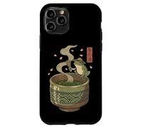 Carcasa para iPhone 11 Pro Japanese Frog Matcha Tea Time Té Verde Ukiyo-e Cottagecore