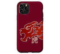 Carcasa para iPhone 11 Pro Japanese Tiger Red Flame Design For Men Year of The Tiger