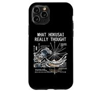Carcasa para iPhone 11 Pro Japón Gran Ola Física Hokusai Agua Movimiento Matemáticas Ciencia