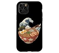 Carcasa para iPhone 11 Pro Japonés Ramen Bowl Ocean Kanagawa Wave Anime Food Noodle