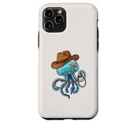 Carcasa para iPhone 11 Pro Jellyfish Western Sheriff Cowboy Funny Ocean Animal