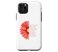 Carcasa para iPhone 11 Pro JNF, Anti Ansiedad, Dios es Bueno, Cristiano, Salmo 139:23
