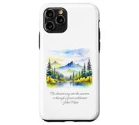 Carcasa para iPhone 11 Pro John Muir Cita El Camino más Claro en el Bosque del Universo