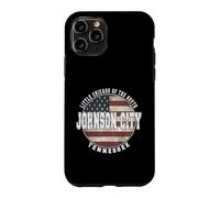 Carcasa para iPhone 11 Pro Johnson City Tennessee, Bandera Americana Vintage