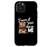 Carcasa para iPhone 11 Pro Juan 3:30 S'More Jesus Less of Me Christian Camping Camper