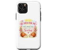 Carcasa para iPhone 11 Pro Jugador de Baloncesto Pascua Jesús Resurrección Resucitado Chica Mujeres