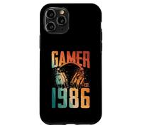 Carcasa para iPhone 11 Pro Jugador Estimado 1986 40 Cumpleaños Video Gaming Hombre Mujer
