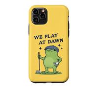 Carcasa para iPhone 11 Pro Jugamos En Dibujos Animados De Golfista Rana A